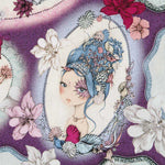 Tissu Patchwork Mirabelle Midnight Garden Violet - Ribes y Casals