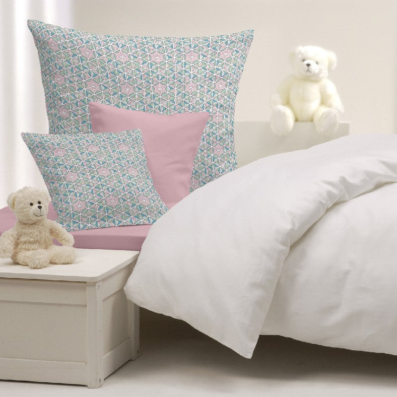 Tissu Patchwork Mosaique Rose - Ribes y Casals