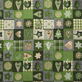 Tissu  Patchwork Noël Vert - Ribes y Casals