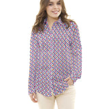 Odeca Patchwork Tissu Violet - Ribes y Casals