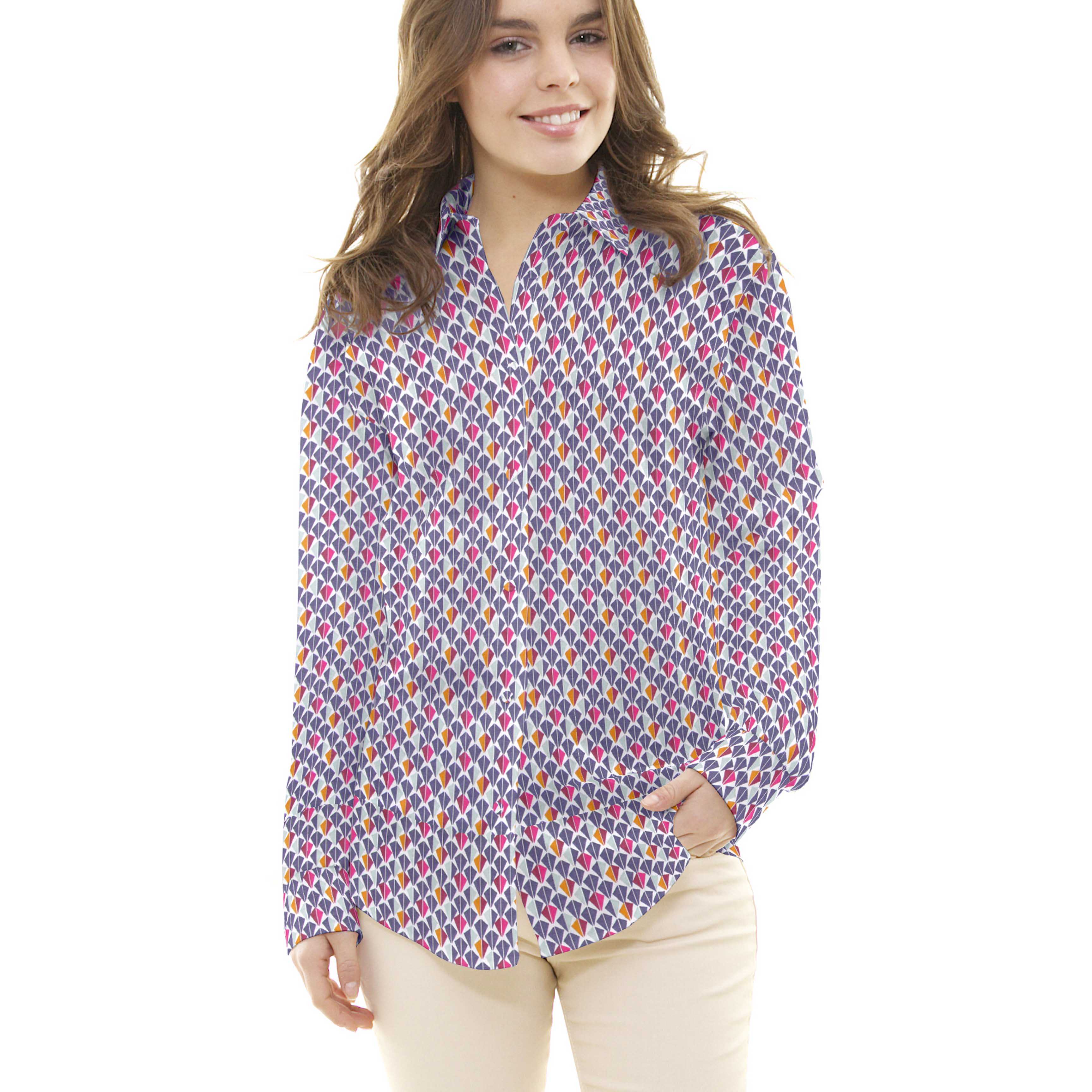 Odeca Patchwork Tissu Violet - Ribes y Casals