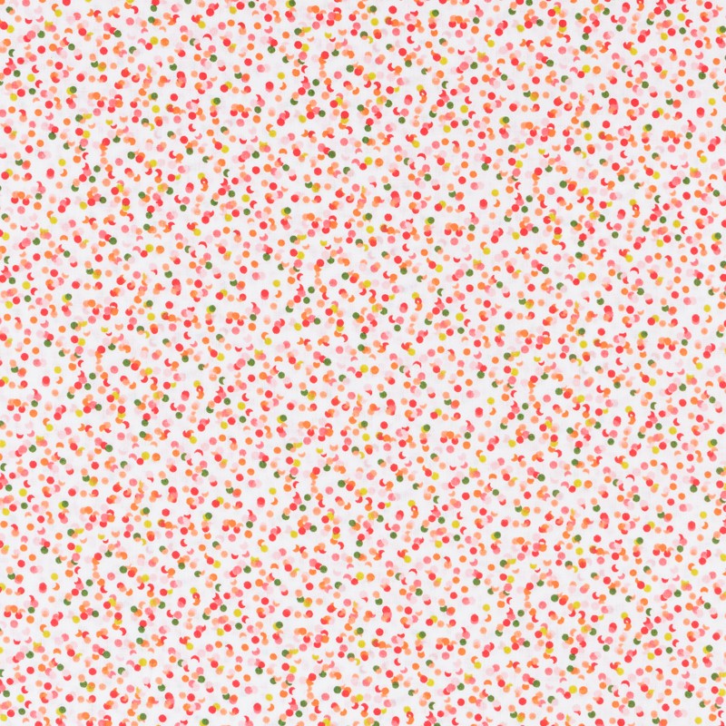 Tissu Patchwork Party Blanc - Ribes y Casals