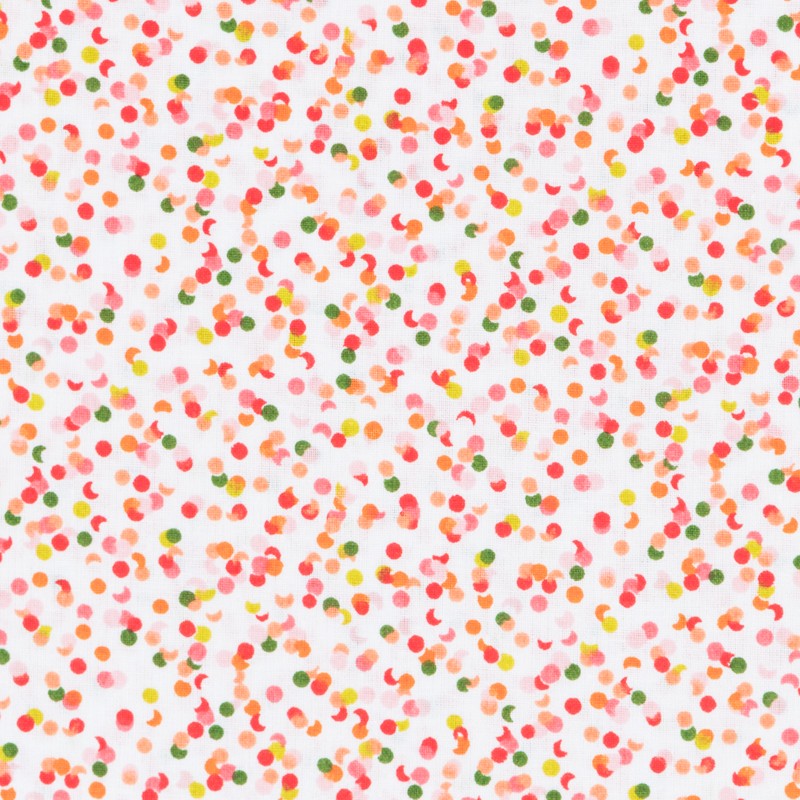 Tissu Patchwork Party Blanc - Ribes y Casals
