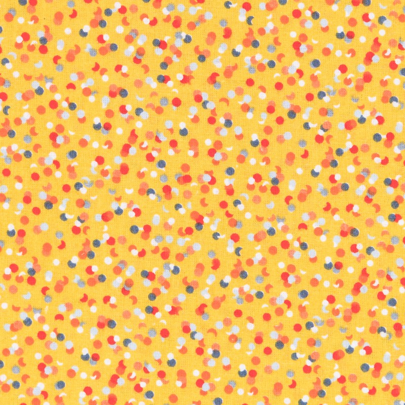Tissu Patchwork Party Ocre - Ribes y Casals