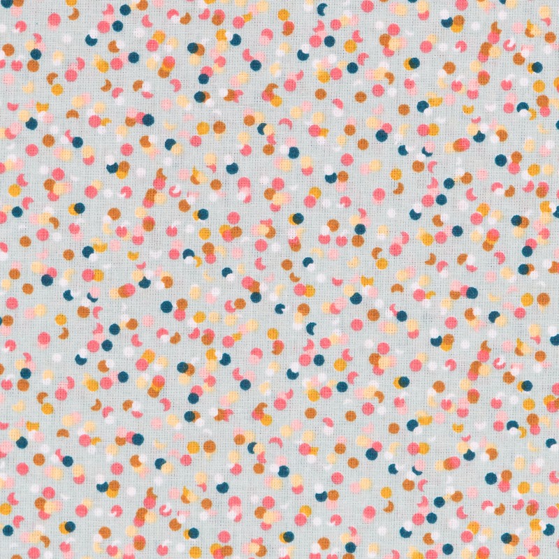 Tissu Patchwork Party Vert d&#39;Eau - Ribes y Casals