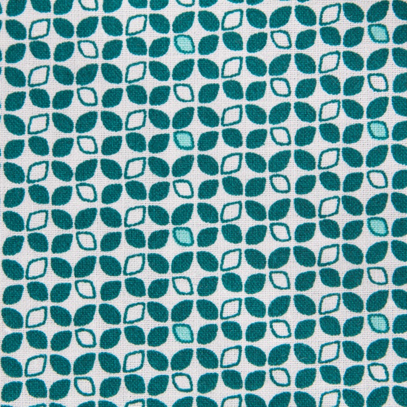 Tissu Patchwork Pétale Bleu Marine - Ribes y Casals