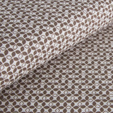 Tissu Patchwork Pétale Marron - Ribes y Casals