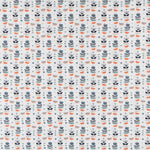 Tissu Patchwork Pieces Orange - Ribes y Casals