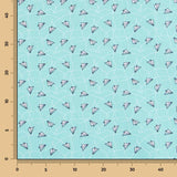 Tissu Patchwork Planes Aigue-marine - Ribes y Casals