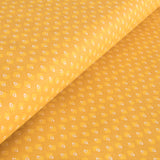 Tissu Patchwork Plume Jaune - Ribes y Casals