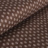 Tissu Patchwork Plume Marron - Ribes y Casals