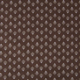 Tissu Patchwork Plume Marron - Ribes y Casals