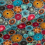 Tissu Patchwork Psychédélique Multicolore - Ribes y Casals