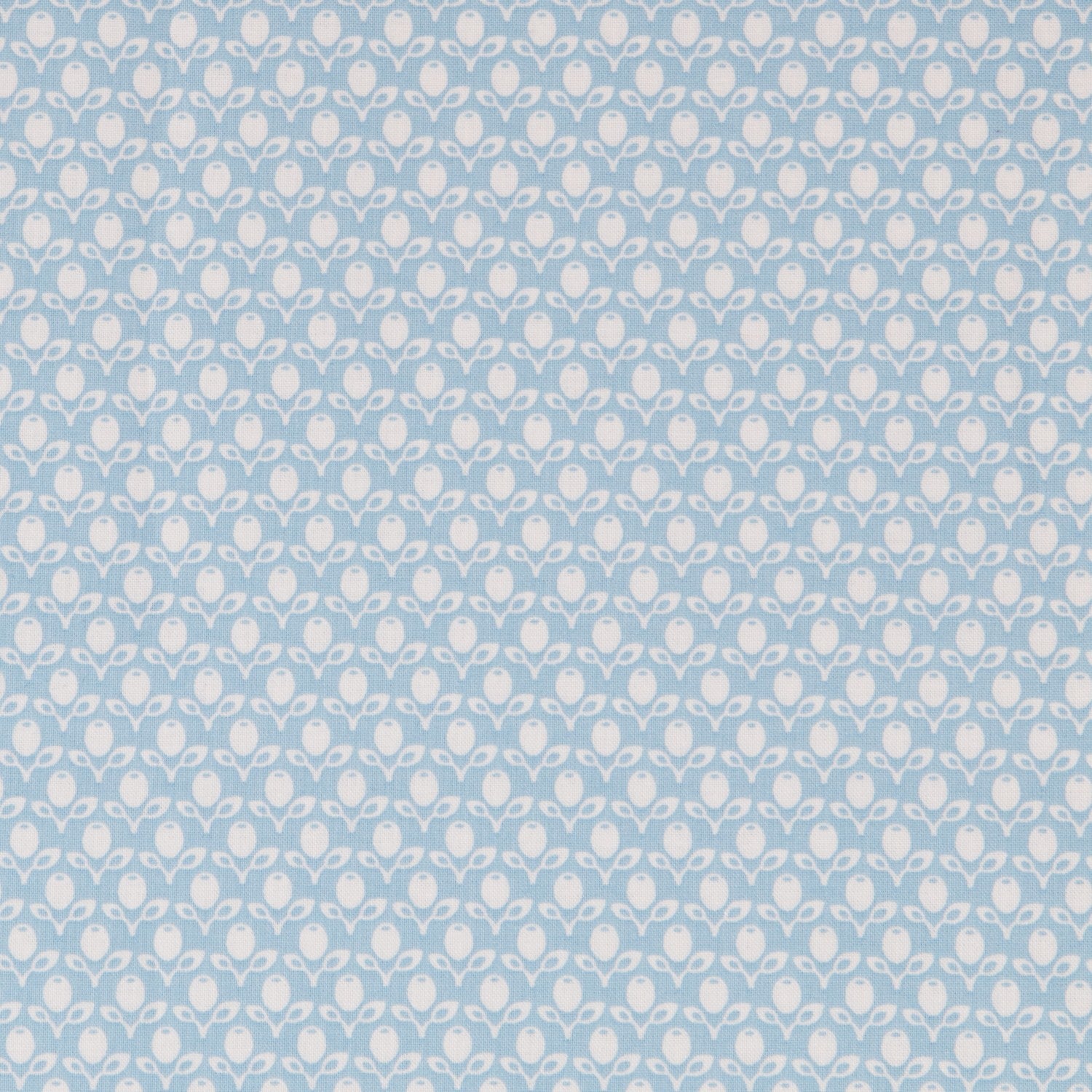 Tissu Patchwork Bouton de Rose Turquoise - Ribes y Casals