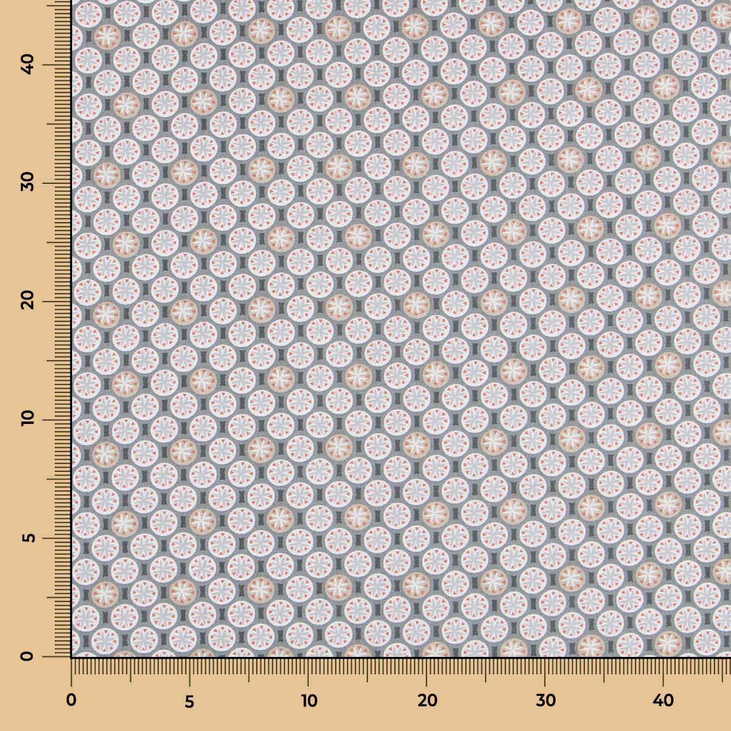 Rixos Patchwork Tissu Gris - Ribes y Casals