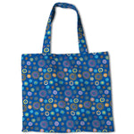 Tissu Patchwork Ronds Bleu - Ribes y Casals