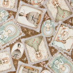 Tissu Patchwork Santoro&#39;s Mirabelle Camel - Ribes y Casals