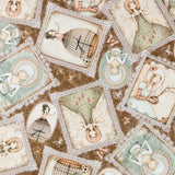 Tissu Patchwork Santoro&#39;s Mirabelle Camel - Ribes y Casals