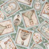 Tissu Patchwork Santoro&#39;s Mirabelle Vert Pâle - Ribes y Casals