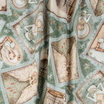 Tissu Patchwork Santoro&#39;s Mirabelle Vert Pâle - Ribes y Casals