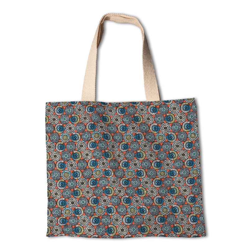 Tissu Patchwork Soweto Orange - Ribes y Casals