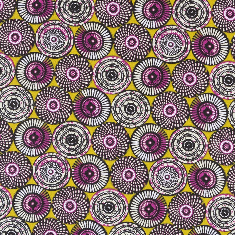 Tissu Patchwork Soweto Vert - Ribes y Casals