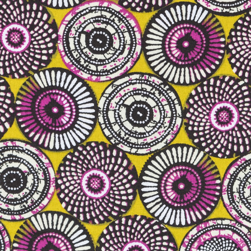 Tissu Patchwork Soweto Vert - Ribes y Casals