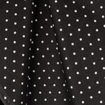 Tissu Patchwork Pois Fond Noir - Ribes y Casals