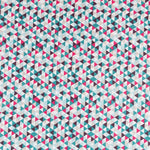 Tissu Patchwork Triangles Fuchsia - Ribes y Casals