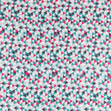 Tissu Patchwork Triangles Fuchsia - Ribes y Casals
