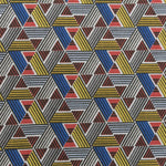 Tissu Patchwork Triangles Rouge - Ribes y Casals