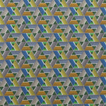 Tissu Patchwork Triangles Vert - Ribes y Casals