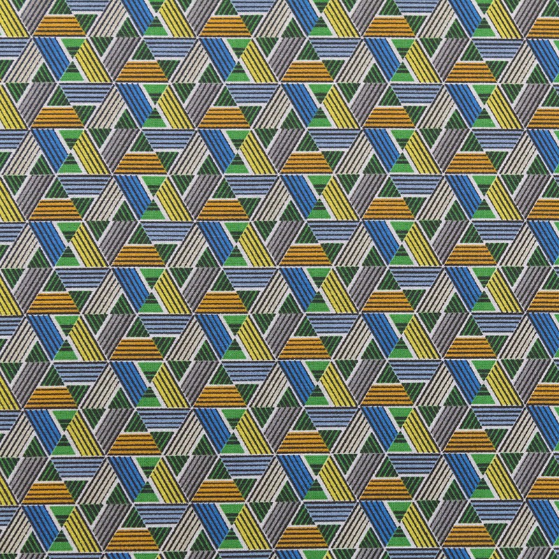 Tissu Patchwork Triangles Vert - Ribes y Casals