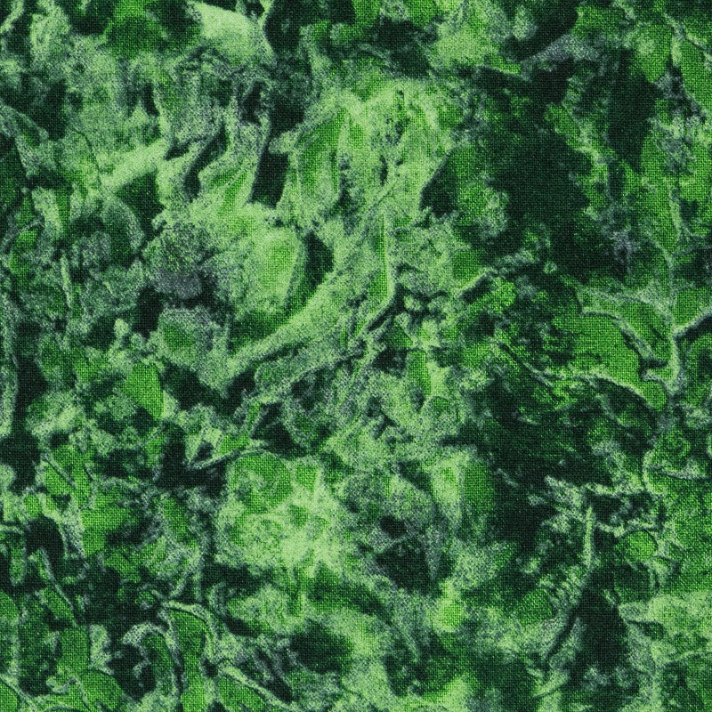 Tissu Patchwork Vegetation Vert - Ribes y Casals