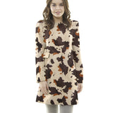 Tissu Fausse Fourrure Vache Camel - Ribes y Casals