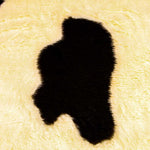 Tissu Poil Court Blanc Noir - Ribes y Casals