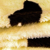 Tissu Poil Court Blanc Noir - Ribes y Casals