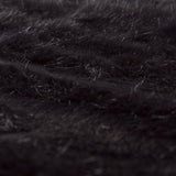 Tissu Poil Court Noir Uni - Ribes y Casals