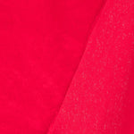 Tissu coupon poils courts rouge 130x150 cm - Ribes y Casals