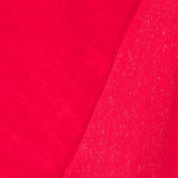 Tissu coupon poils courts rouge 130x150 cm - Ribes y Casals