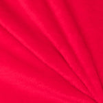 Tissu coupon poils courts rouge 130x150 cm - Ribes y Casals