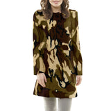 Tissu Poil Court Militaire Marron - Ribes y Casals