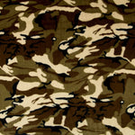 Tissu Poil Court Militaire Marron - Ribes y Casals