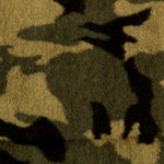 Tissu Poil  Court Vert Militaire - Ribes y Casals