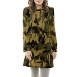 Tissu Poil  Court Vert Militaire - Ribes y Casals