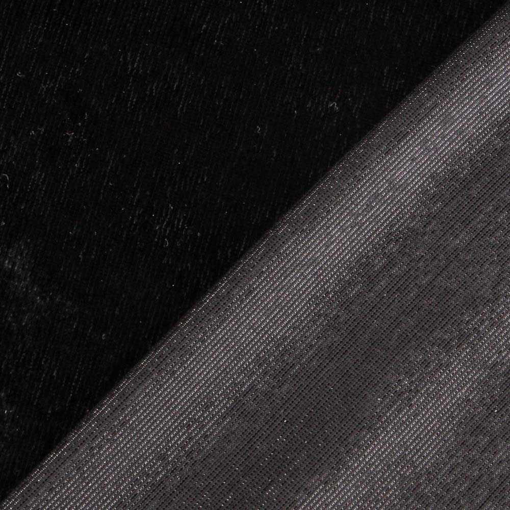 Tissu Shaggy Lurex Noir - Ribes y Casals