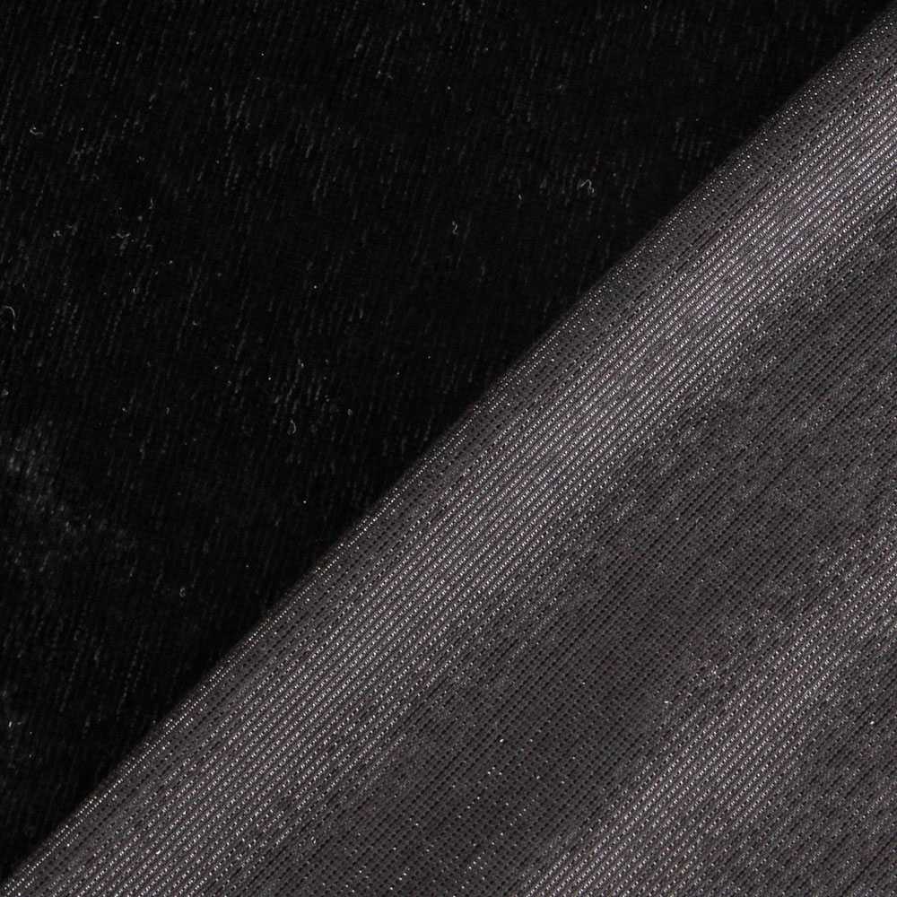 Tissu Shaggy Lurex Noir - Ribes y Casals