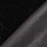 Tissu Shaggy Lurex Noir - Ribes y Casals