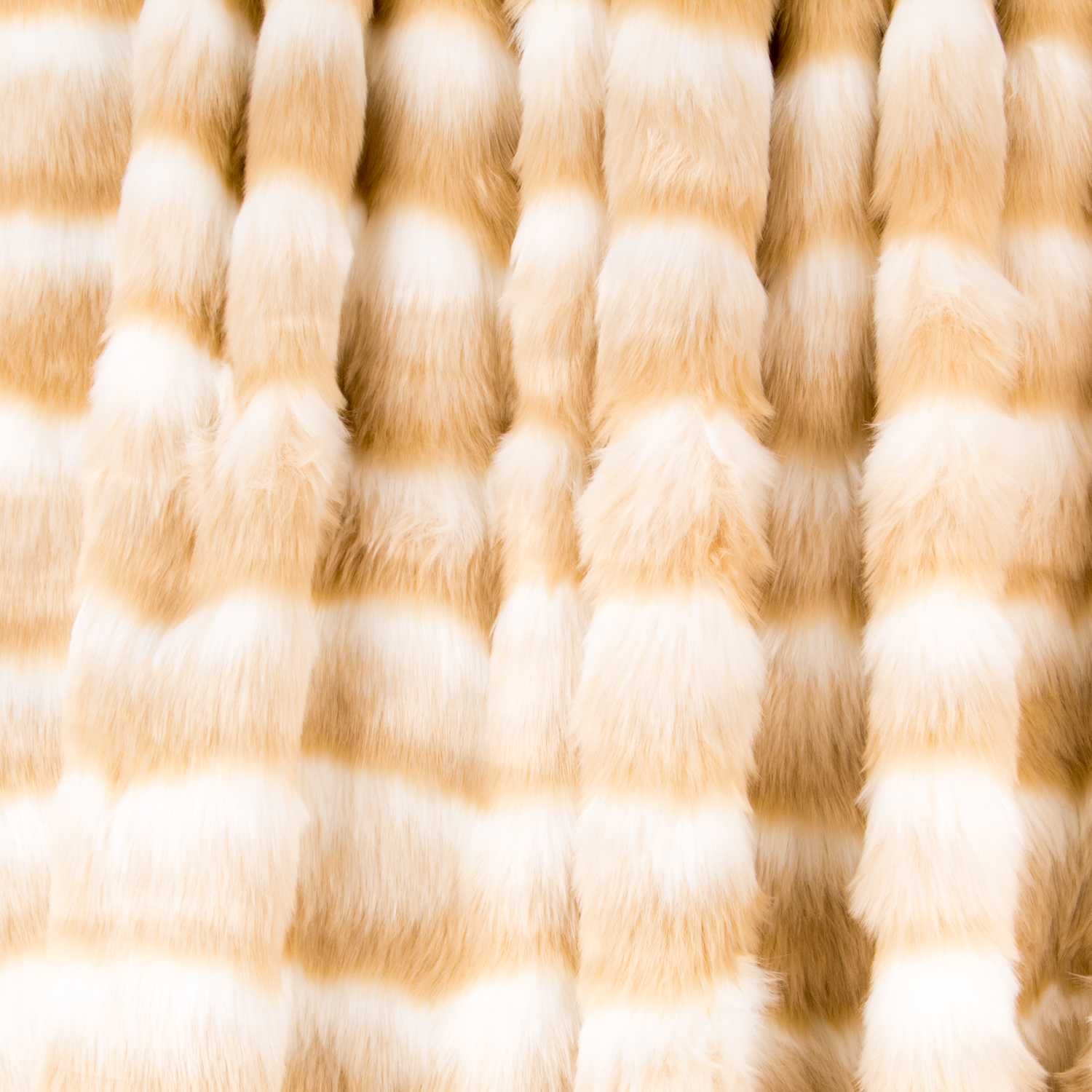 Tissu Poil Crème Bicolore - Ribes y Casals