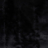 Retal Tela Pelo Invierno Negro Listado 160x160cm - Ribes y Casals